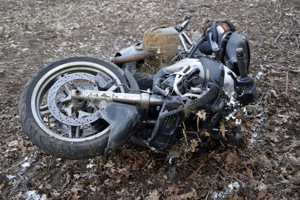 Schwerer VU Krad Fahrrad Koeln Porz Alte Koelnerstr P240.JPG - Miklos Laubert